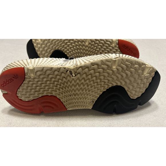 Adidas Prophere Men's Sneakers Sz 9.5 Gray Solar Red White Running Shoes CQ3023 - Picture 9 of 12